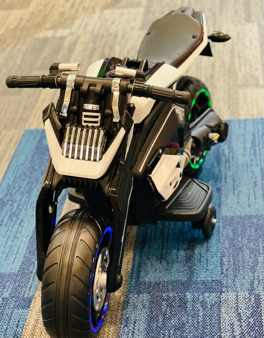 Electric Mini Dirt Bike for Kids with Bluetooth - 12V Ride On Motorcycle Toy