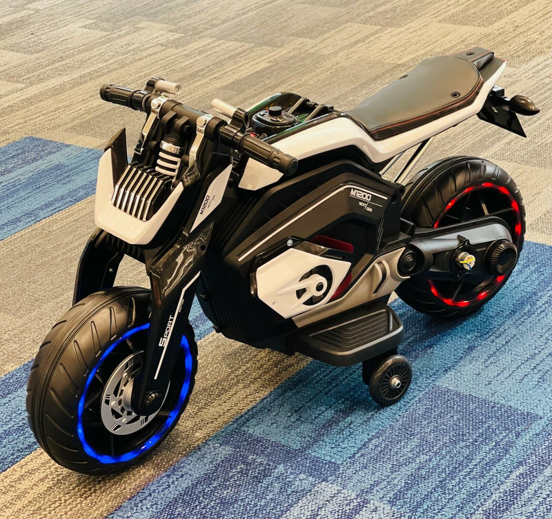 Load image into Gallery viewer, Electric Mini Dirt Bike for Kids with Bluetooth - 12V Ride On Motorcycle Toy
