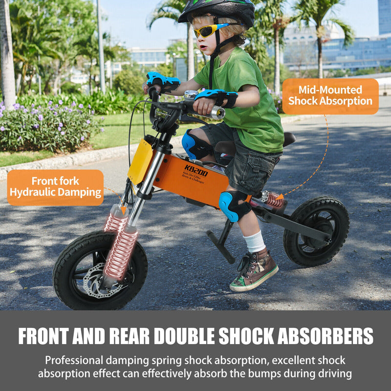 Load image into Gallery viewer, Electric Off-Road Ride On Bike for Kids - 24V 4Ah Battery Powered Outdoor Toy
