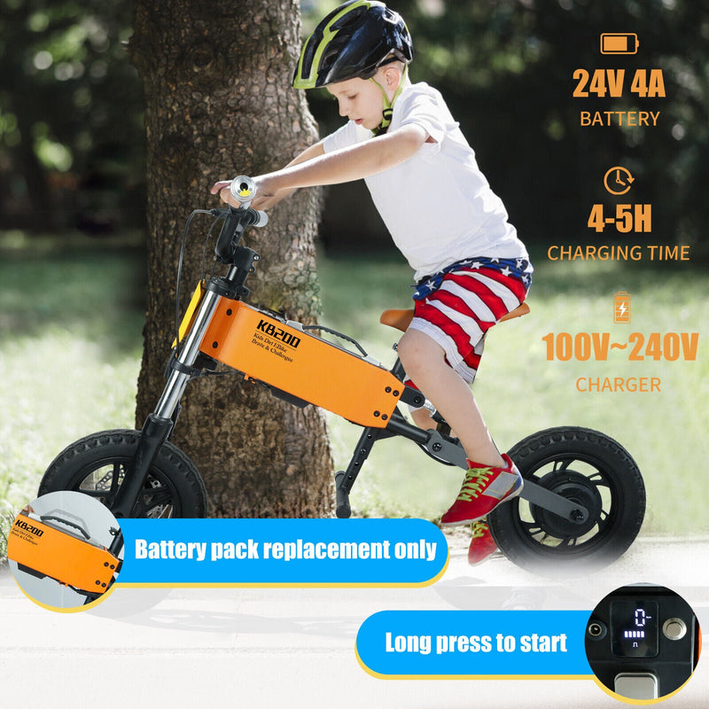 Load image into Gallery viewer, Electric Off-Road Ride On Bike for Kids - 24V 4Ah Battery Powered Outdoor Toy
