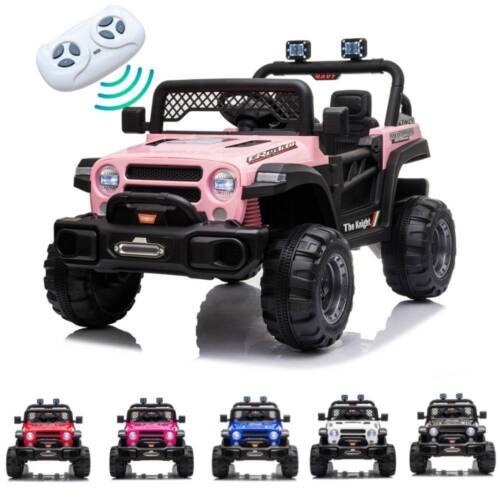 Electric Off-Road Truck for Kids with LED Lights - 12V 4.5AH Battery Powered Ride On Toy