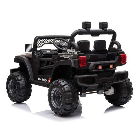 Electric Off-Road Truck for Kids with LED Lights - 12V 4.5AH Battery Powered Ride On Toy