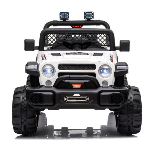Electric Off-Road Truck for Kids with LED Lights - 12V 4.5AH Battery Powered Ride On Toy