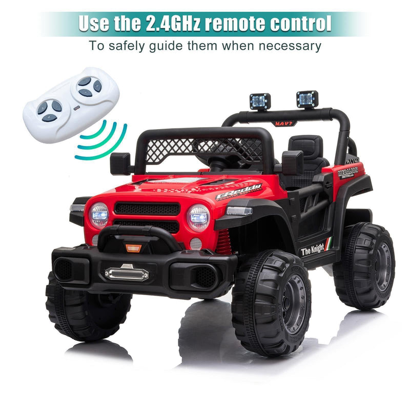 Load image into Gallery viewer, Electric Off-Road Truck for Kids with LED Lights - 12V 4.5AH Battery Powered Ride On Toy
