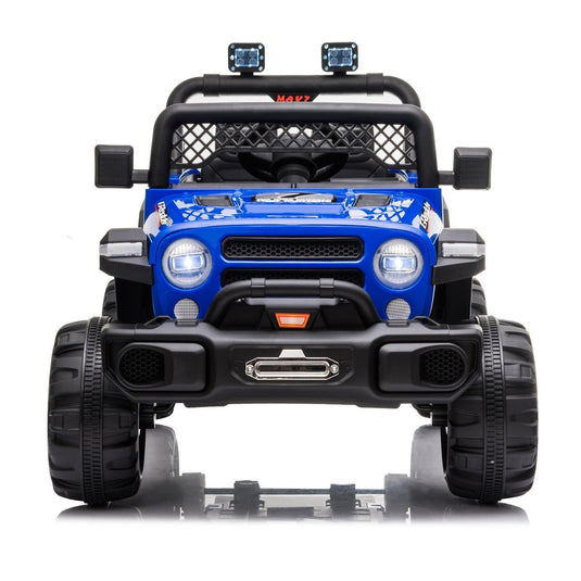 Electric Off-Road Truck for Kids with LED Lights - 12V 4.5AH Battery Powered Ride On Toy