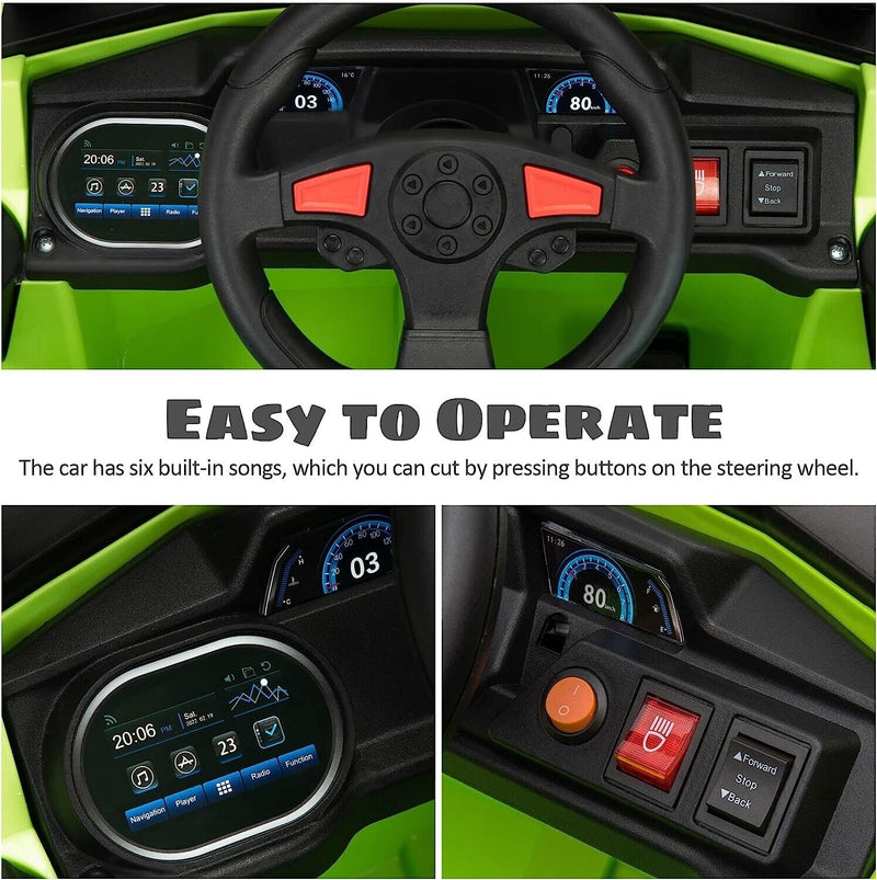 Load image into Gallery viewer, Electric Off-Road UTV Truck for Kids: 12V Ride-On with Forward and Reverse Function
