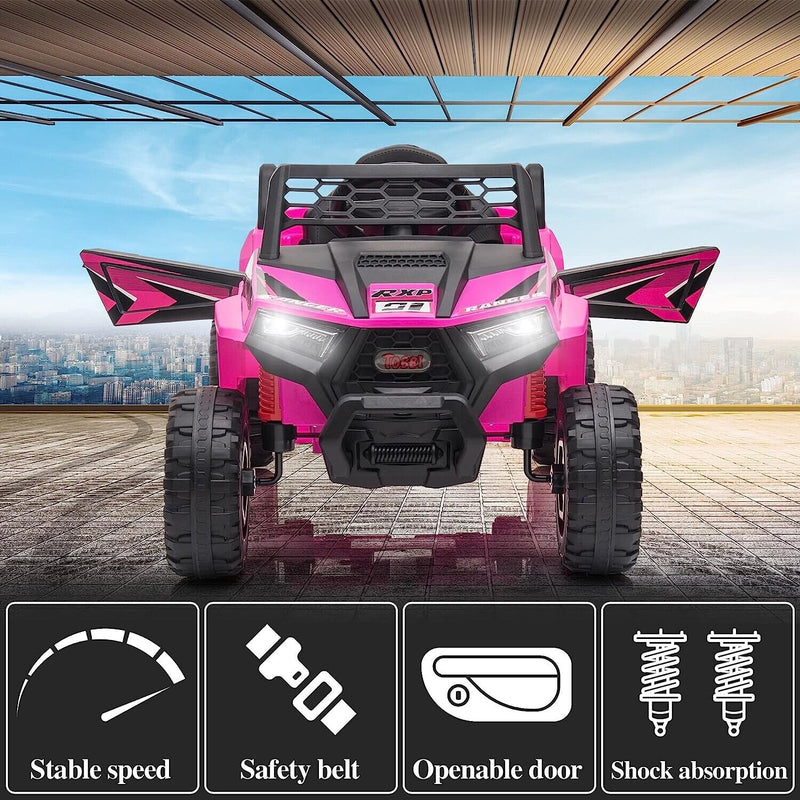 Load image into Gallery viewer, Electric Off-Road UTV Truck for Kids with Safety Belt and Light - 12V Ride-On Car
