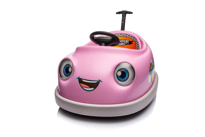 Load image into Gallery viewer, Electric Pink Bumper Car for Kids with Remote Control - 12V Toddler Vehicle

