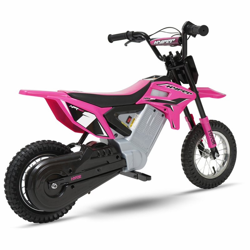 Load image into Gallery viewer, Electric Pink HPR 350 Dirt Bike: 24 Volt Motorcycle for Kids
