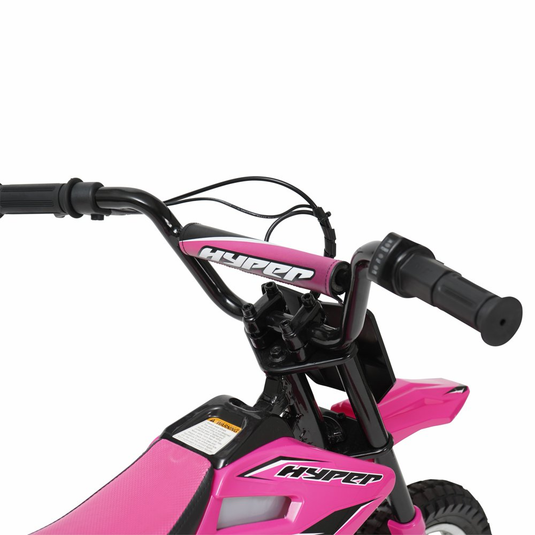 Electric Pink HPR 350 Dirt Bike: 24 Volt Motorcycle for Kids