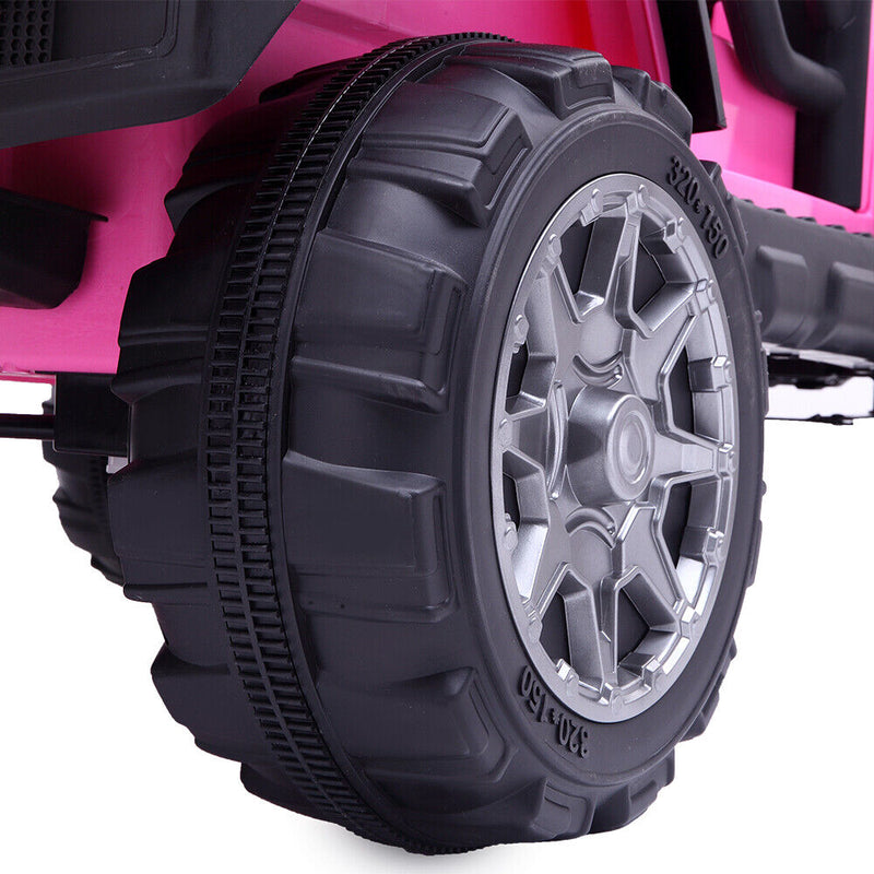 Load image into Gallery viewer, Electric Pink Jeep for Kids with Remote Control and Rechargeable Battery - 4 mph Speed
