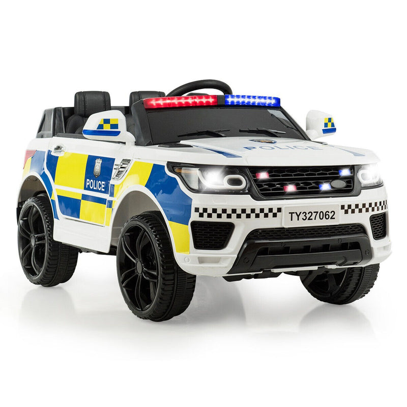 Load image into Gallery viewer, Electric Police Car Ride-On for Kids with Remote Control and LED Siren
