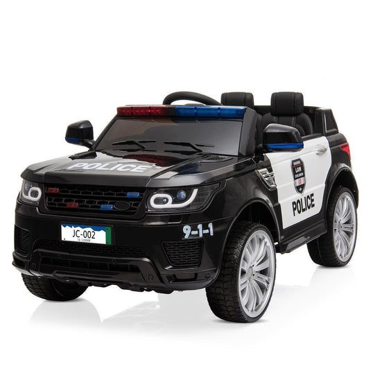 Electric Police Kids Ride-On SUV Truck with Lights and Remote Control - Perfect Gift for Little Officers