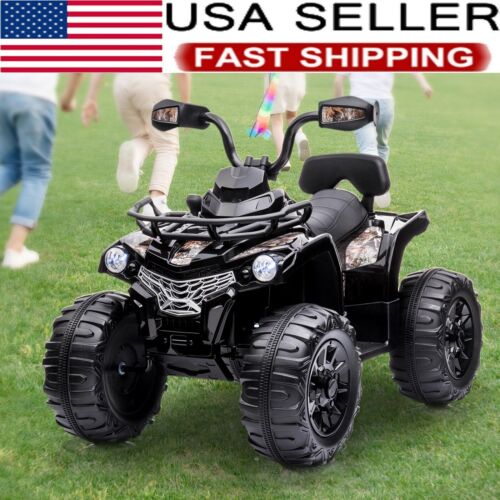 Load image into Gallery viewer, Electric Quad ATV Car for Kids - 12V Battery Powered 4-Wheeler with Fat Tires
