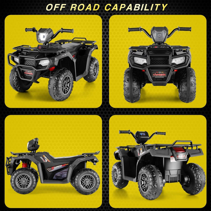 Load image into Gallery viewer, Electric 4-Wheeler Quad for Kids with 12V Battery, AUX Port, and USB
