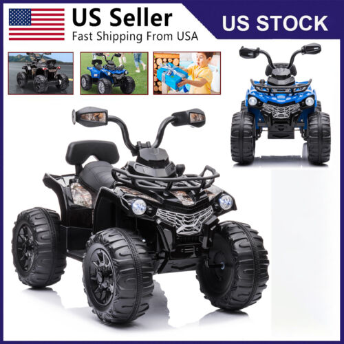 Load image into Gallery viewer, Electric Quad ATV Car for Kids 3-9 Years - 12V Battery Powered 4-Wheeler Truck
