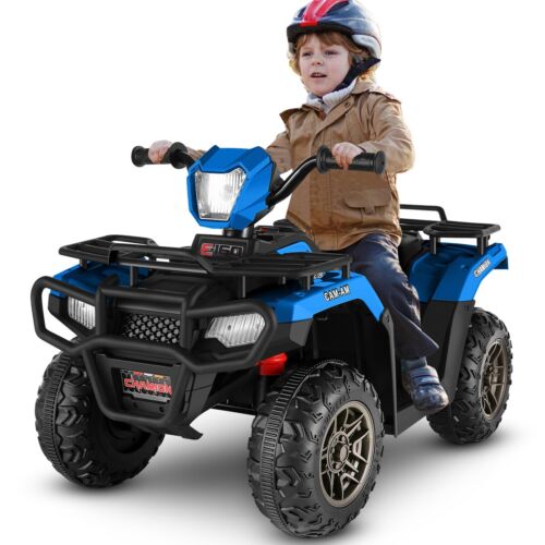 Load image into Gallery viewer, Electric Quad ATV Car for Kids with MP3 Music Player - 12V Battery Powered 4-Wheeler Truck
