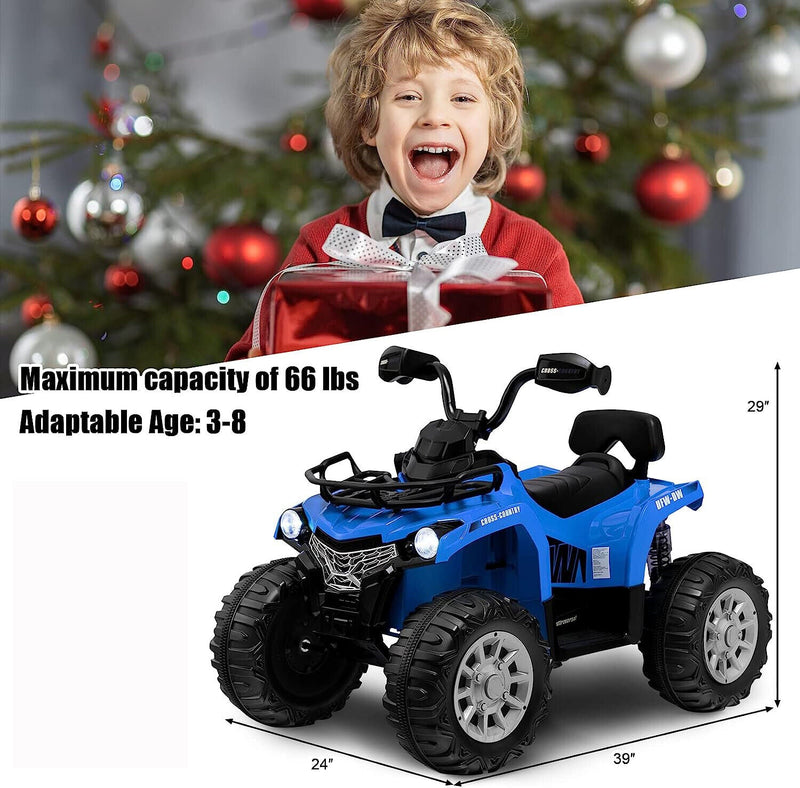Load image into Gallery viewer, Electric Quad ATV for Kids - 12V Battery Powered with Low &amp; High Speed Options
