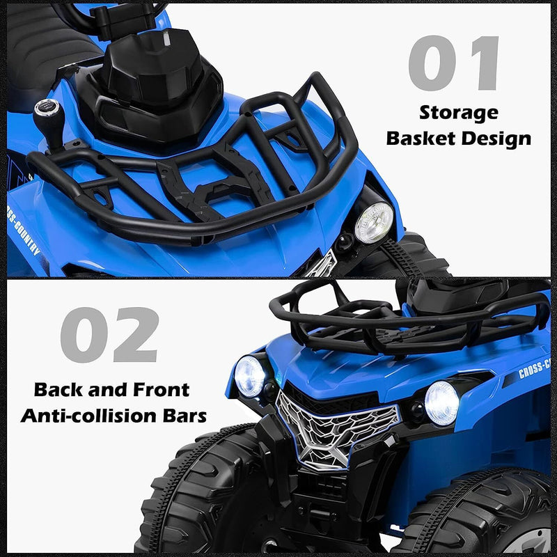 Load image into Gallery viewer, Electric Quad ATV for Kids - 12V Battery Powered with Low &amp; High Speed Options
