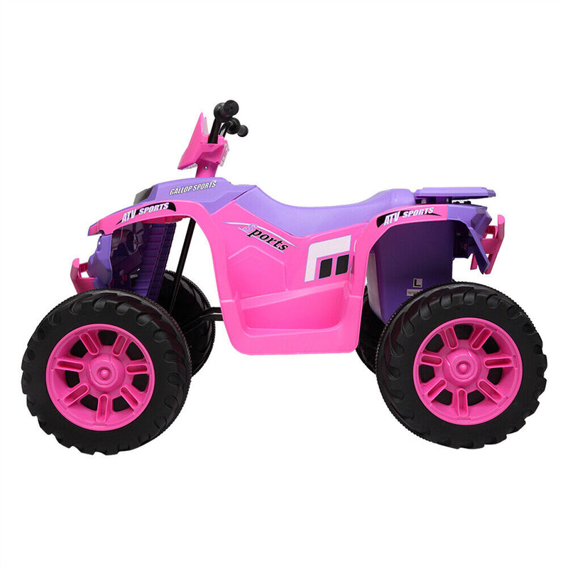 Load image into Gallery viewer, Electric Quad Car Toy for Kids with LED Headlights and Horn - 12V Ride-On ATV 4 Wheeler
