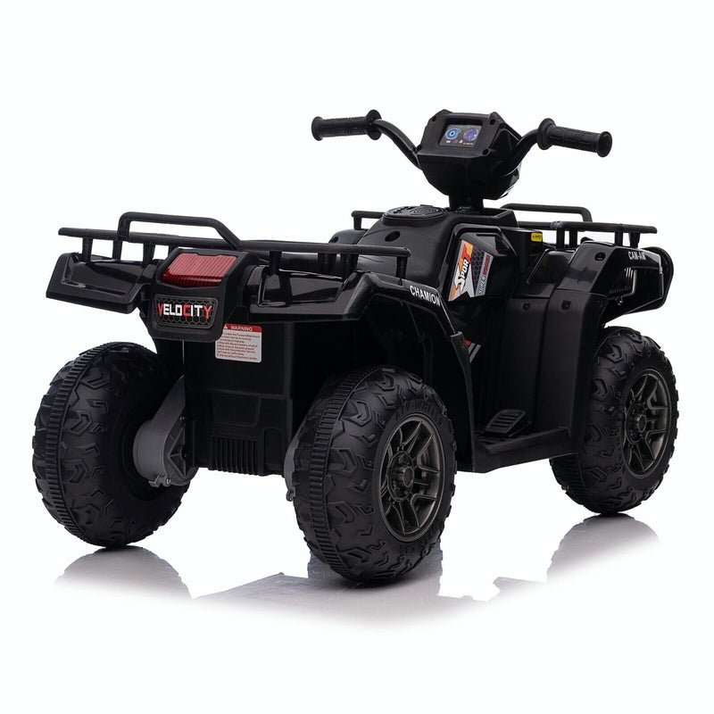 Load image into Gallery viewer, Electric Quad Ride-On Car for Kids with MP3 Music Player - 12V Battery Powered 4-Wheeler Truck

