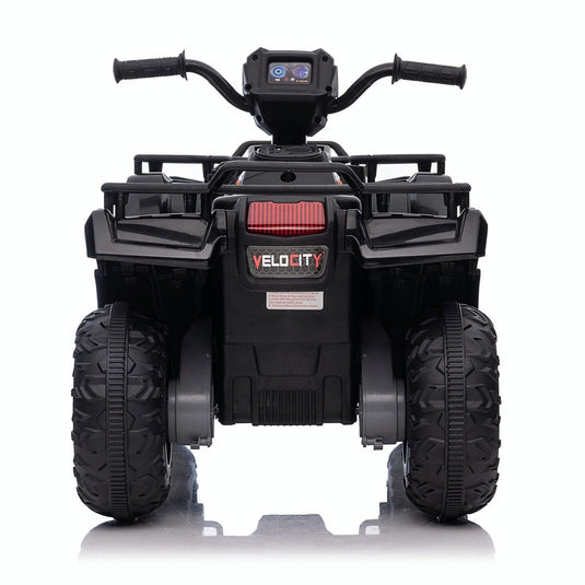Electric Quad Ride-On Car for Kids with MP3 Music Player - 12V Battery Powered 4-Wheeler Truck