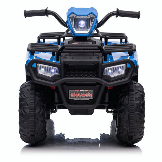 Electric Quad Ride-On Car for Kids with MP3 Music Player - 12V Battery Powered 4-Wheeler Truck