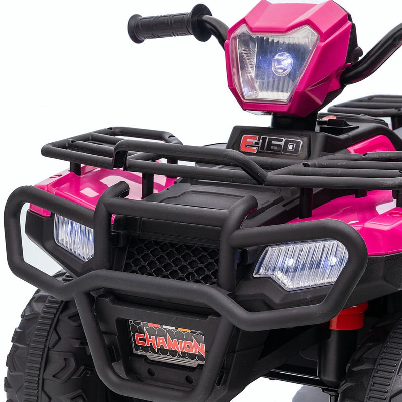 Load image into Gallery viewer, 12V Battery Powered Kids Quad ATV Toy with LED Headlights
