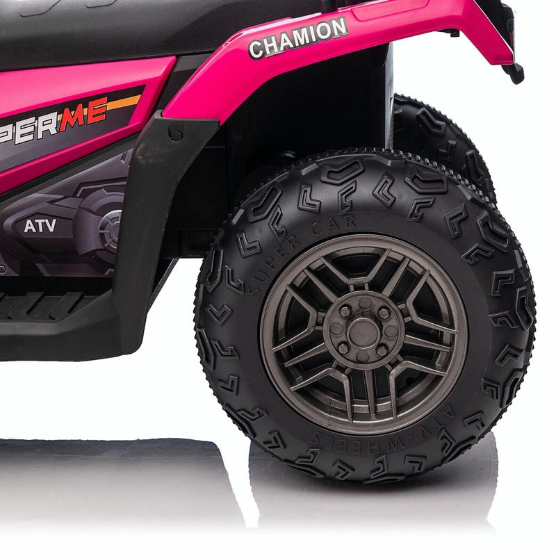 Load image into Gallery viewer, 12V Battery Powered Kids Quad ATV Toy with LED Headlights
