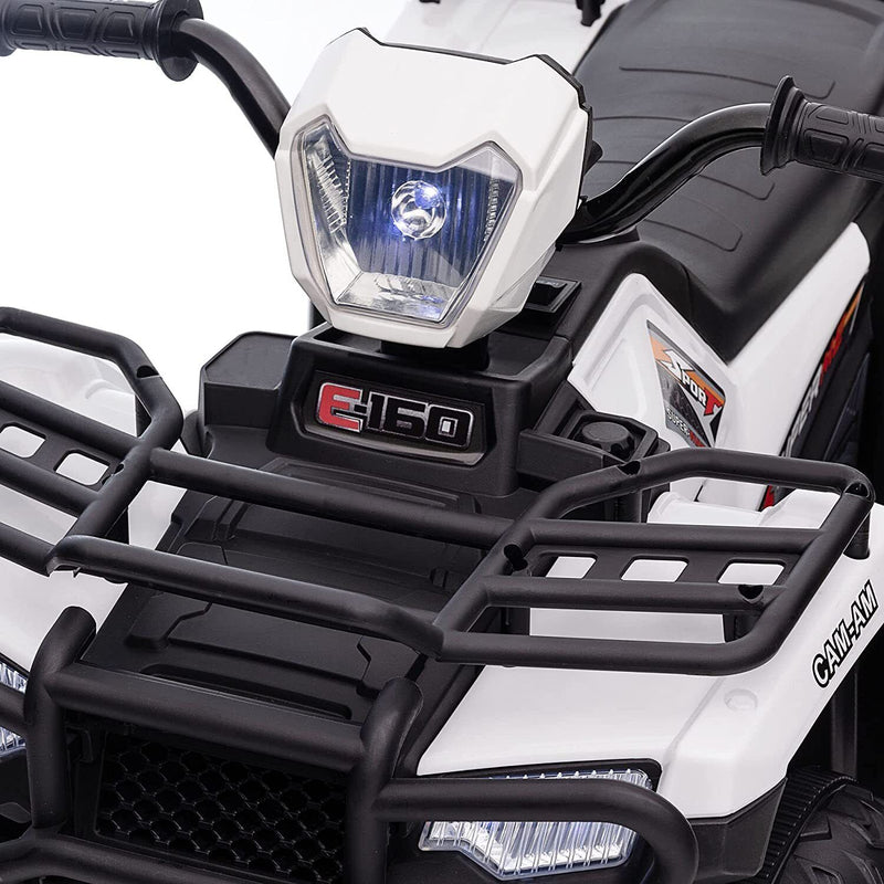 Load image into Gallery viewer, 12V Battery Powered Kids Quad ATV Toy with LED Headlights
