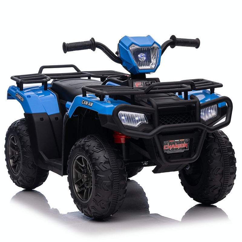 Load image into Gallery viewer, 12V Battery Powered Kids Quad ATV Toy with LED Headlights
