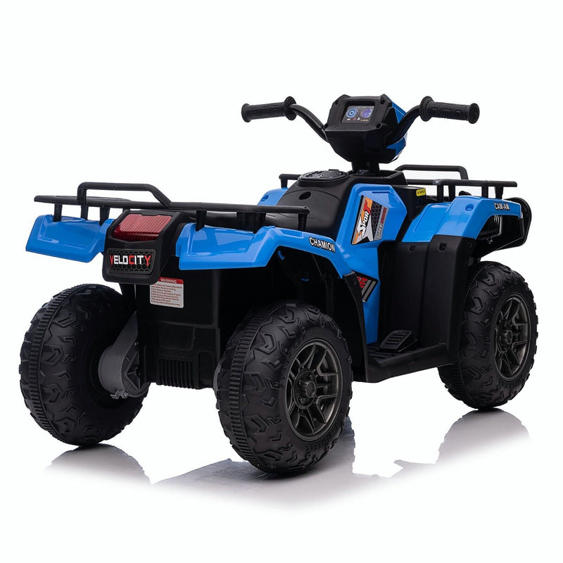 Load image into Gallery viewer, 12V Battery Powered Kids Quad ATV Toy with LED Headlights

