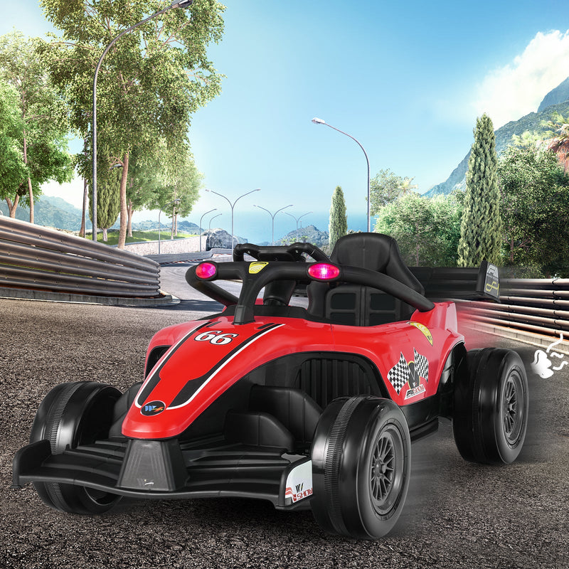 Load image into Gallery viewer, Electric Racing Truck for Kids with 2 Speeds, Remote Control, MP3 Player, and Lights - 12V
