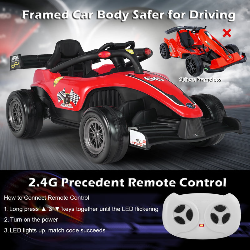 Load image into Gallery viewer, Electric Racing Truck for Kids with 2 Speeds, Remote Control, MP3 Player, and Lights - 12V
