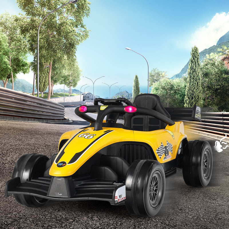 Load image into Gallery viewer, Electric Racing Truck for Kids with 2 Speeds, Remote Control, MP3 Player, and Lights - 12V
