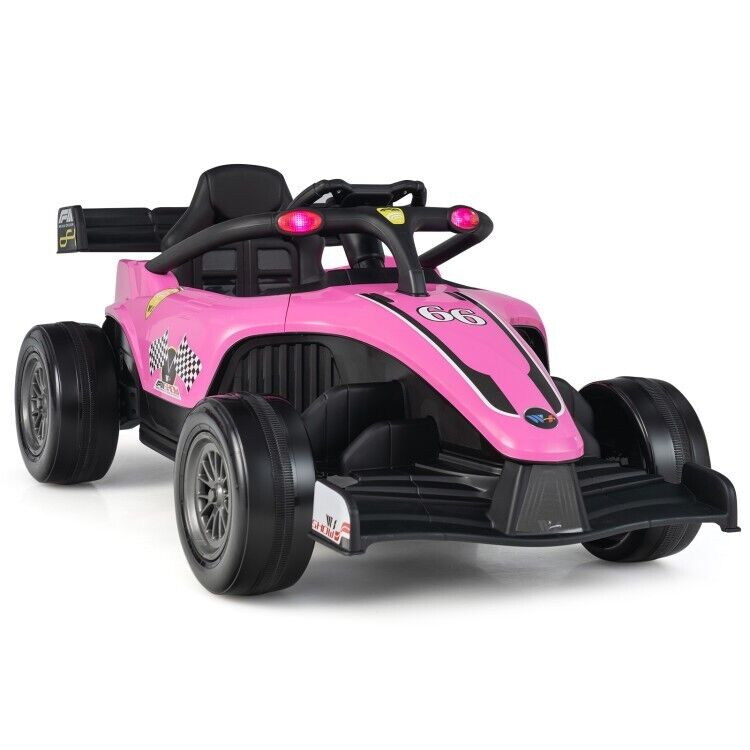 Load image into Gallery viewer, Electric Racing Truck for Kids with Remote &amp; Manual Control and Lights - 12V Girls&#39; Ride-On Toy

