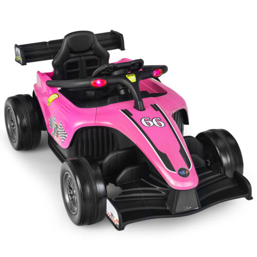 Load image into Gallery viewer, Electric Racing Truck for Kids with Remote Control, MP3 Player, and Lights - Pink (12V)
