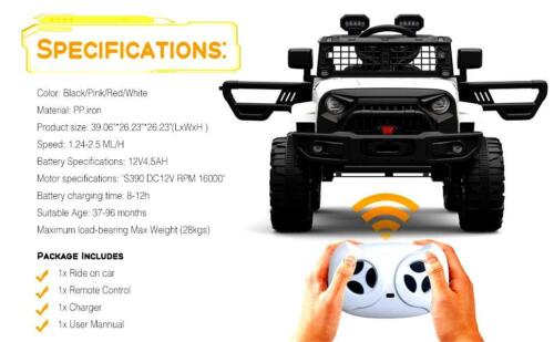 Electric Ride-On ATV for Kids Ages 3-8: The Perfect Quad Truck Car Experience!