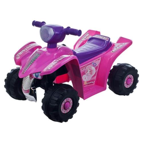 Load image into Gallery viewer, Electric Ride-On ATV for Kids in Pink/Purple - 4 Wheels, Battery Powered
