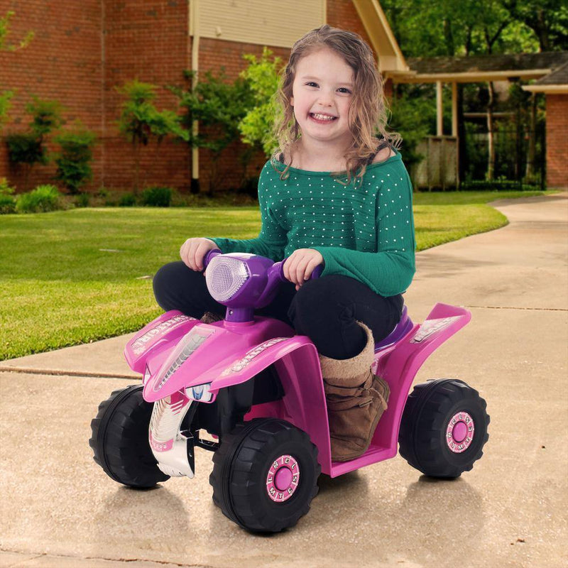 Load image into Gallery viewer, Electric Ride-On ATV for Kids in Pink/Purple - 4 Wheels, Battery Powered
