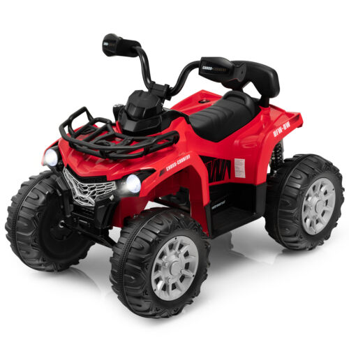 Load image into Gallery viewer, Electric Ride-On ATV for Kids with 2 Speeds, MP3 Player, and Headlights - Red
