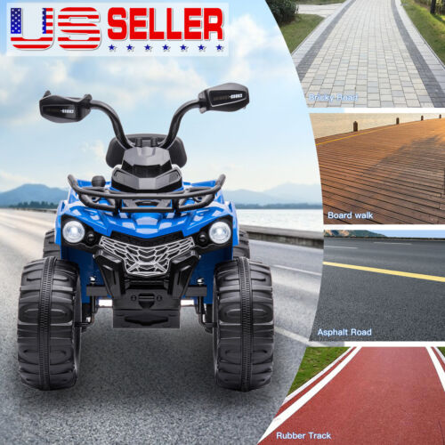 Load image into Gallery viewer, Electric Ride-On ATV for Kids with MP3 Player and Headlights - 2 Speeds, 12V, 4-Wheeler Quad

