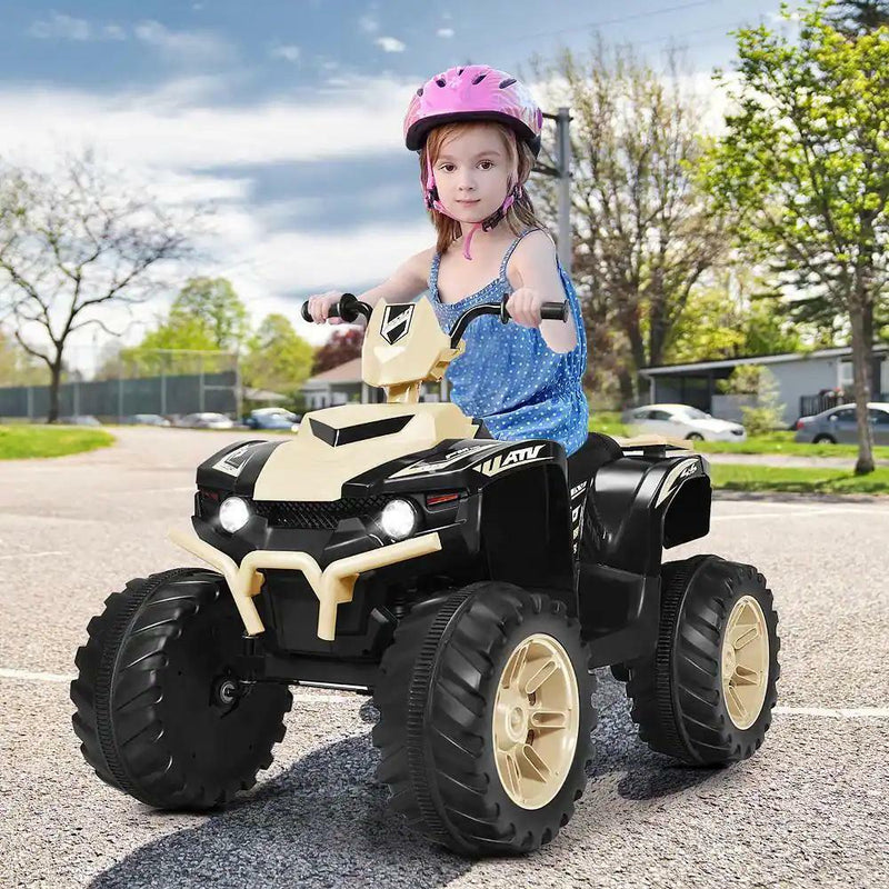 Load image into Gallery viewer, Electric Ride-On ATV Quad for Kids with LED Lights, Music, and Headlights
