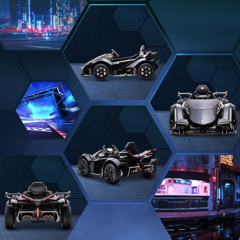 Load image into Gallery viewer, Electric Ride-on Car for Kids 3-6 Years with Remote Control and Suspension - Black
