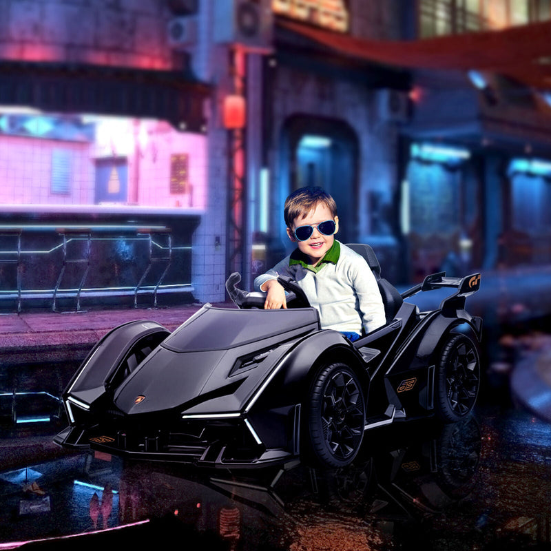 Load image into Gallery viewer, Electric Ride-on Car for Kids 3-6 Years with Remote Control and Suspension - Black
