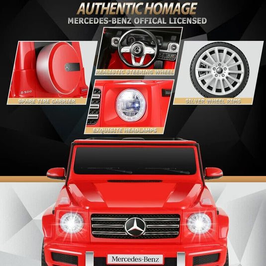 12V Electric Ride-On Car for Kids - Lamborghini & Mercedes Benz G500 in 1