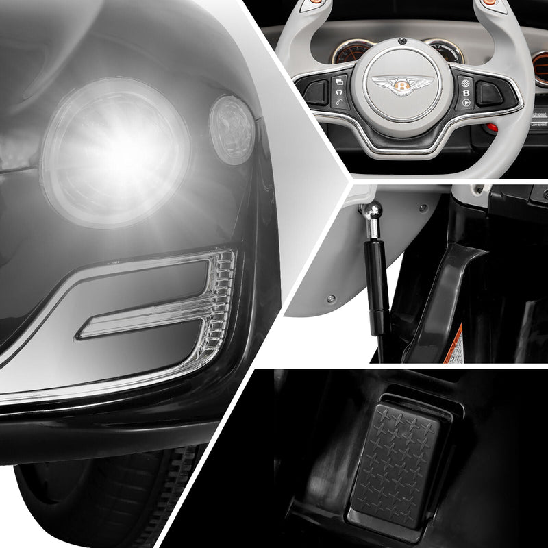 Load image into Gallery viewer, Electric Ride-On Car for Kids with 2 Speeds, Remote Control, and LED Lights - Officially Licensed by Bentley
