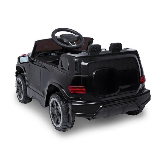 Electric Ride-On Car for Kids with 3 Speed Modes and Remote Control - Black