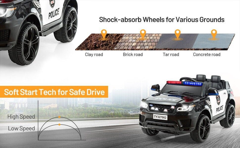 Load image into Gallery viewer, Electric Ride On Car for Kids with 3 Speeds, Lights, Music &amp; Remote Control - 12V
