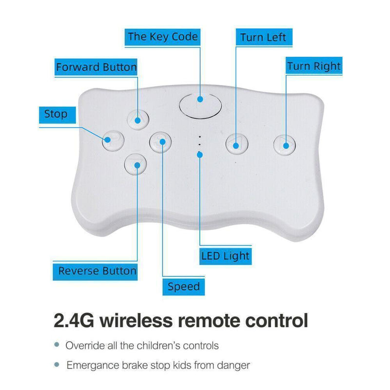 Load image into Gallery viewer, Electric Ride-On Car for Kids with 3 Speeds, Lights, Music, and Remote Control

